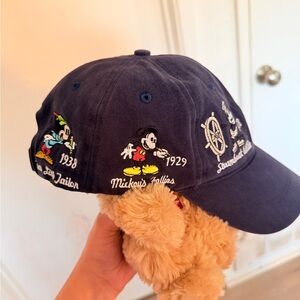 Disney vintage Dark Blue Cap with Mickey Mouse Embroidery